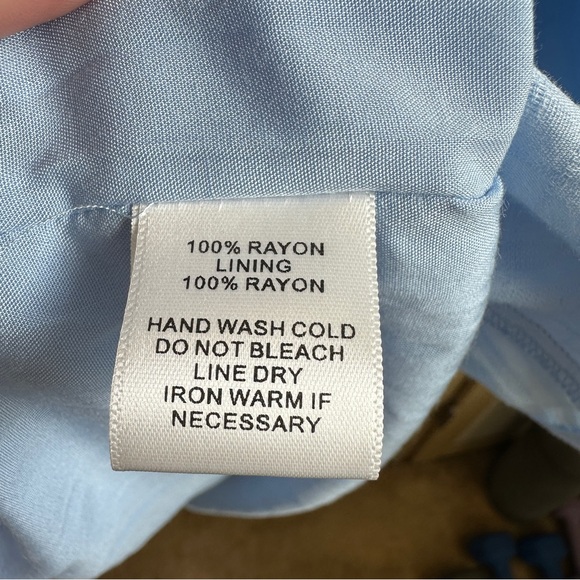 NWT Altar’d State Camilla Smocked Blue Mini Dress Sz Large - Picture 5 of 7